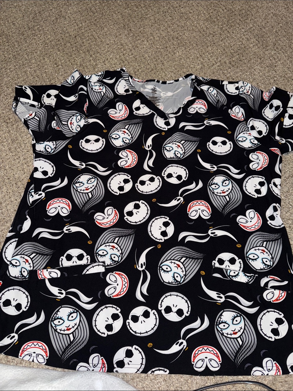 Nightmare before Christmas scrubs